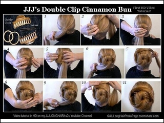 double clip cinnamon bun