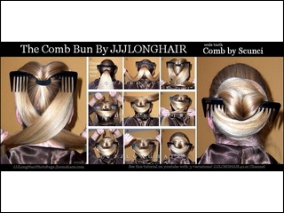 the comb bun pic tutorial