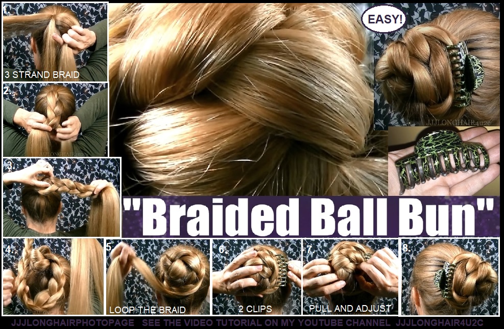 braided ball bun